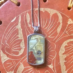 David Yurman rare stone discontinued pendant